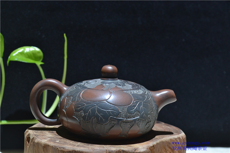 钦州坭兴陶葫芦茶具